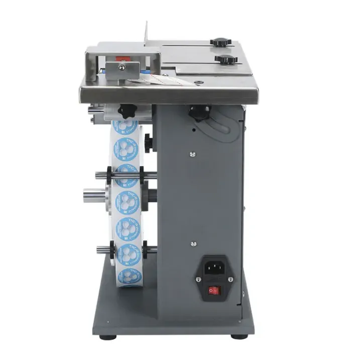 Semi Automatic Right Angel Labeling Machine Manual Self Adhesive Corner Labeling Machine Box Small Tape Applicator