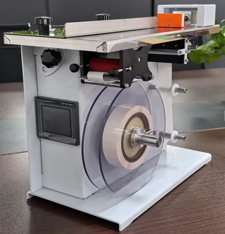 Semi Automatic Right Angel Labeling Machine Manual Self Adhesive Corner Labeling Machine