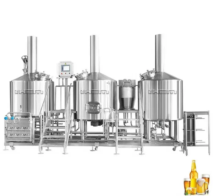 Beer Making Plant 1000L 10HL 1000 Liter Commercial Beer Brewery Microbrewery Kit Turnkey Project