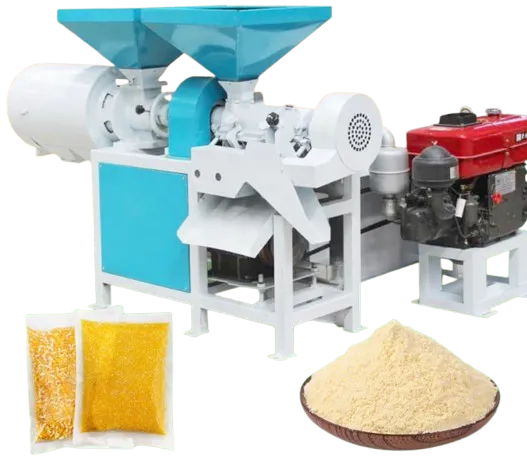 500 Kg Industrial Plant Flour Make Maize Samp Meal Grind Degerm Milling Corn Mill Machine