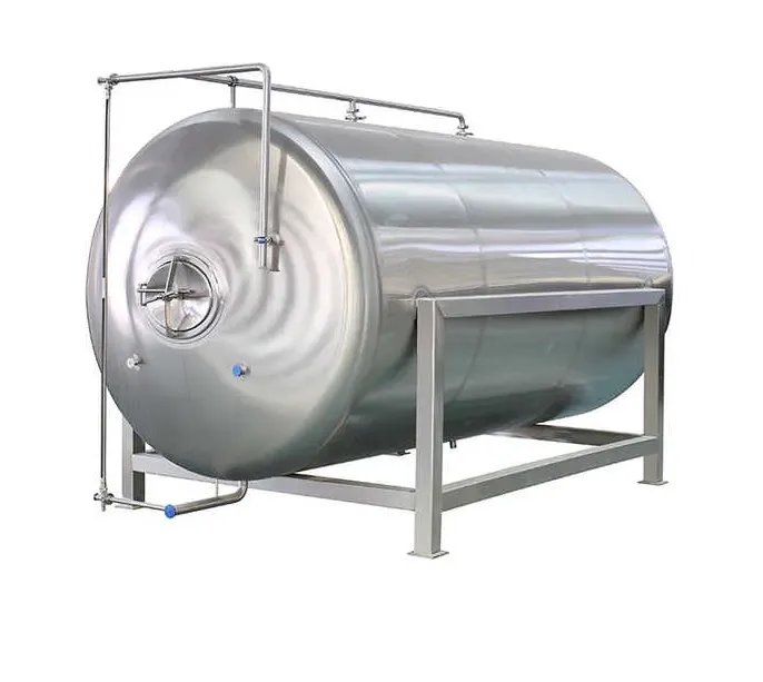 Horizontal Bright tank Beer Wine Milk Water Storage Tank Type of Food and Beverage Storage Tank