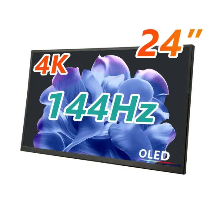24 Inch 144Hz OLED 100% NTSC 4K Gaming Monitor IPS Screen Portable Monitor for Laptop
