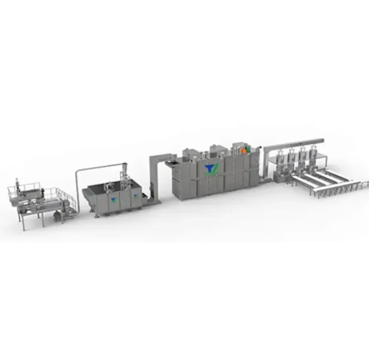 Automatic Instant Noodles Making Machine 500kg/h Capacity 220V/380V/440V Multi-Voltage Machinery Line