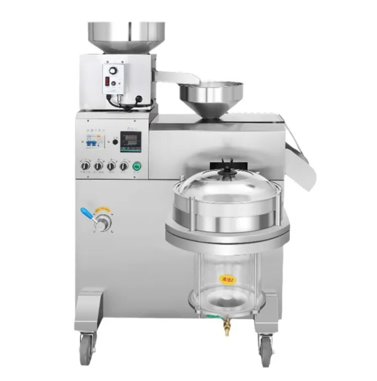 Automatic Oil Extractor with Filter System Multi-functional for Seeds Nuts Cooking Oil Press Machine