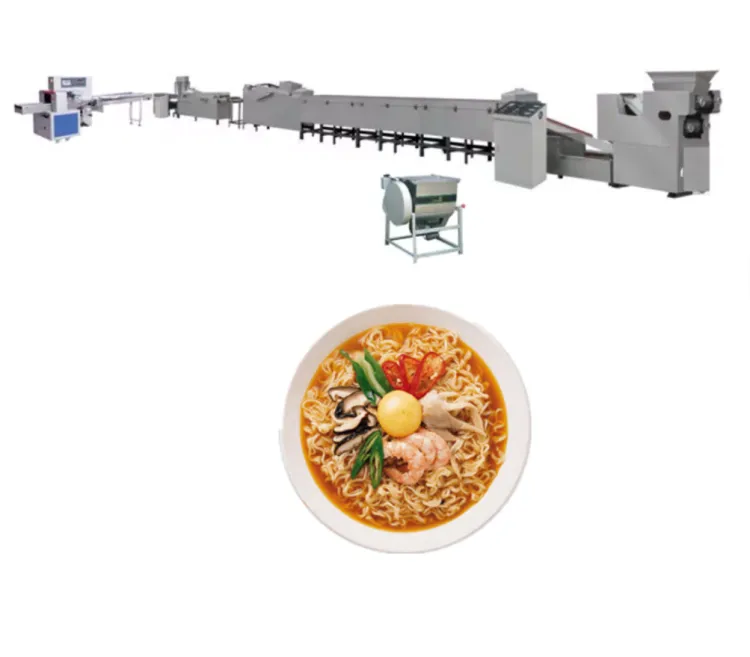 Automatic Fried Instant Noodle Making Machine Pot Instant Noodles Processing Line Commercial Maggie Instant Noodle Machine Plant