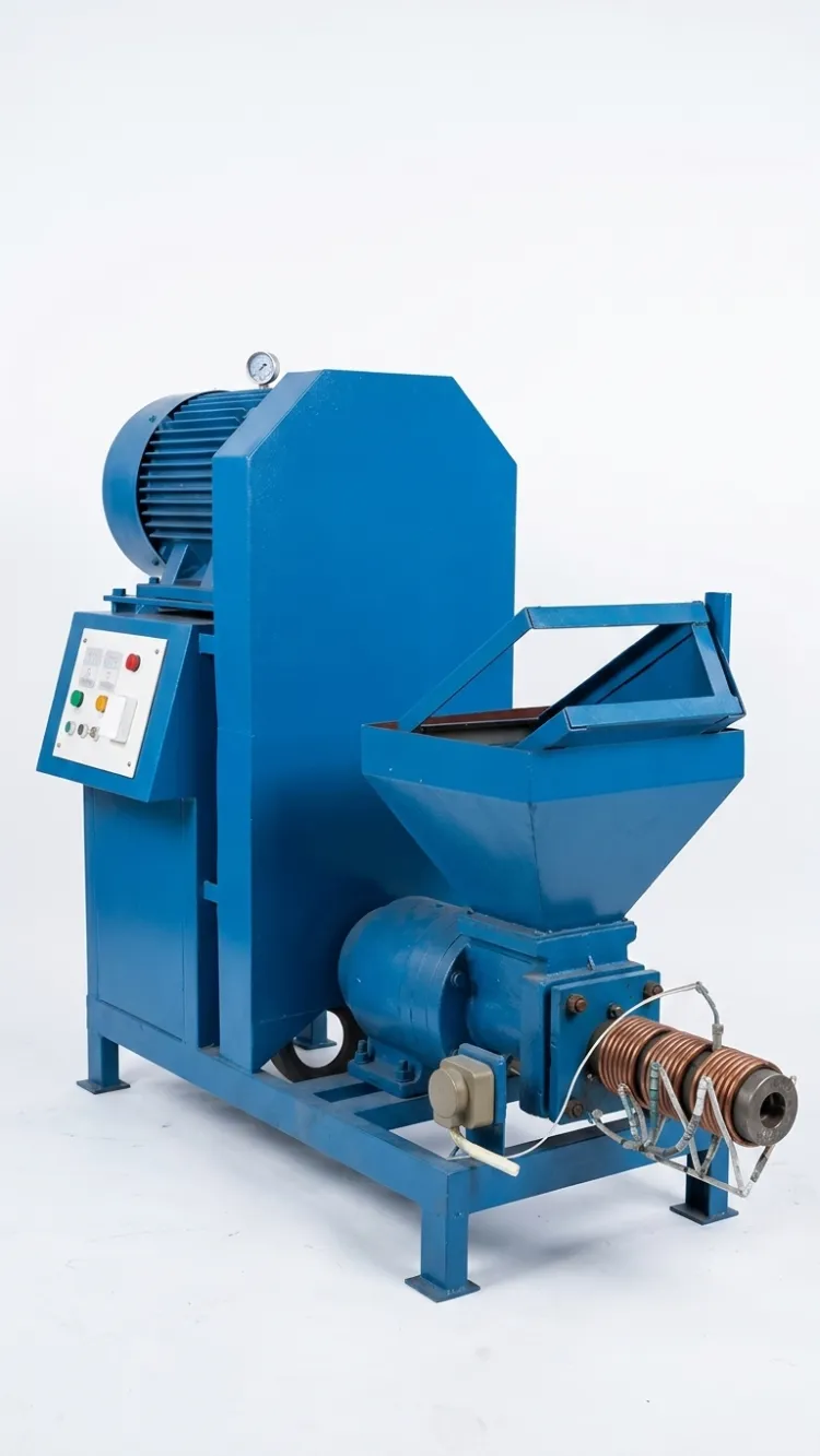 Sawdust Briquette Compression Machine 300kg/h Small Wood Sawdust Charcoal Briquette Making Machine
