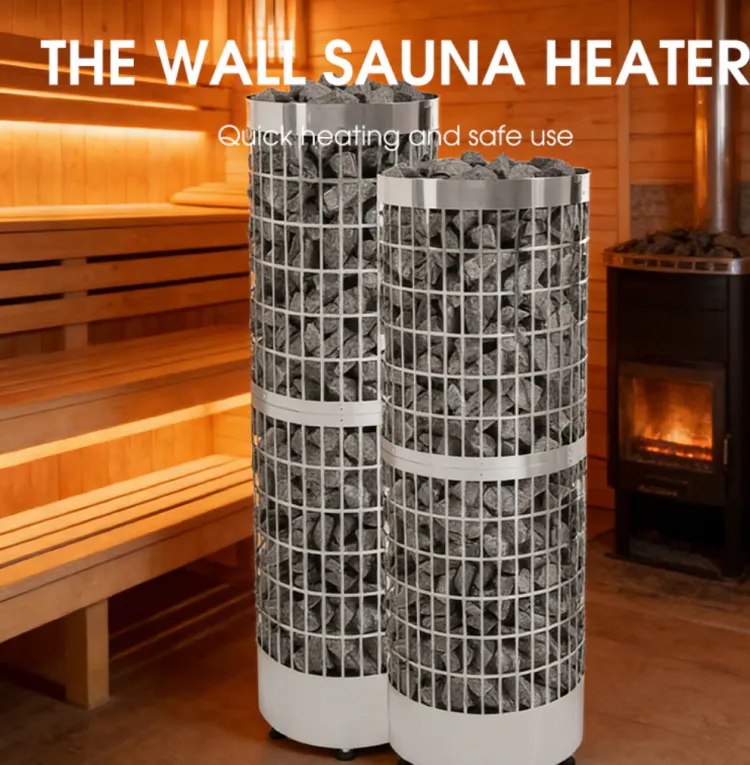 HARVIA Modern Outdoor Sauna Room Heater Customized Colors Stainless Steel Stove Design in Black Color