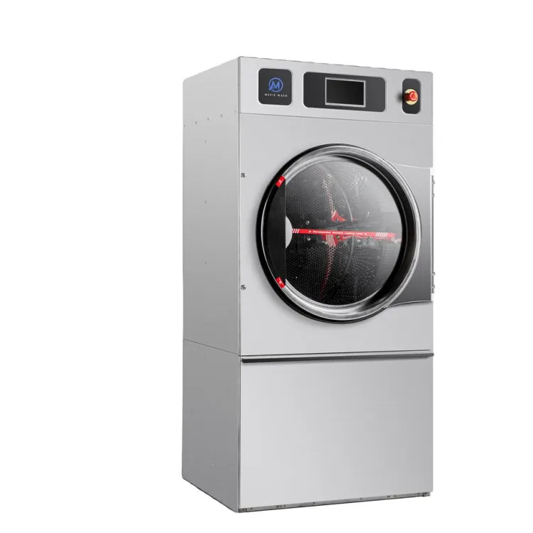 16kg Fully Automatic Commercial Laundry Dryer Machine Single Tumble Dryer Coin Operated for Laundry Shop