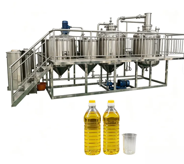 Refined Oil Machine Small Oil Refinery Machine Refined Oil Making Machine Refined Oil Making Machine