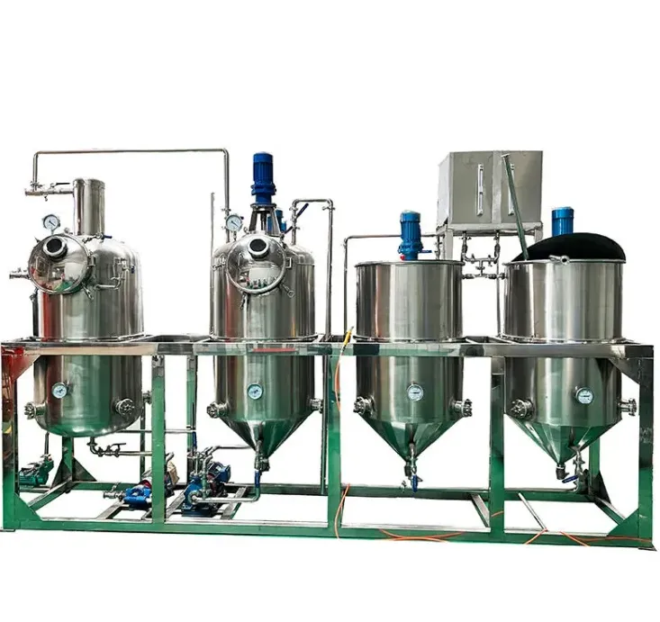 10-200ton Per Day Cotton Seed Edible Oil Refining /Refinery/Press/Processing/Making/Extraction Machine