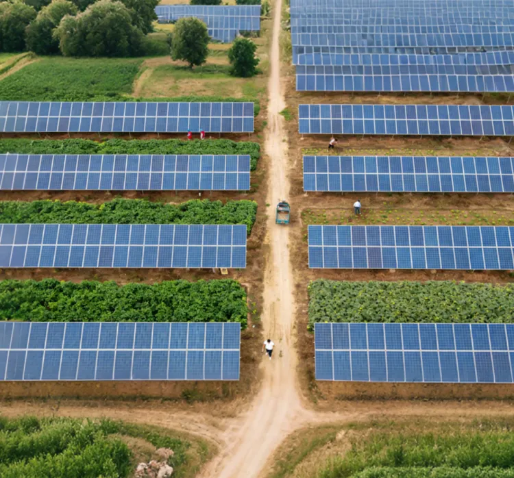 High Clearance Dual Income Solar Structure for Large Scale Farming Projects Agri PV Complementary Mounting System
