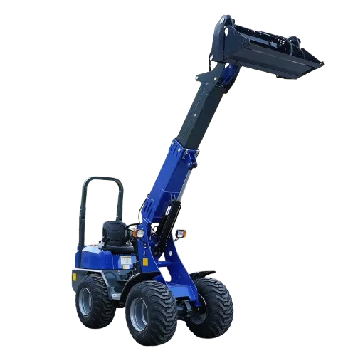 4 Wheel Mini Loader CE EPA Engine Agriculture Front End Telescopic Wheel Loader Hydraulic Diesel Wheel Loader