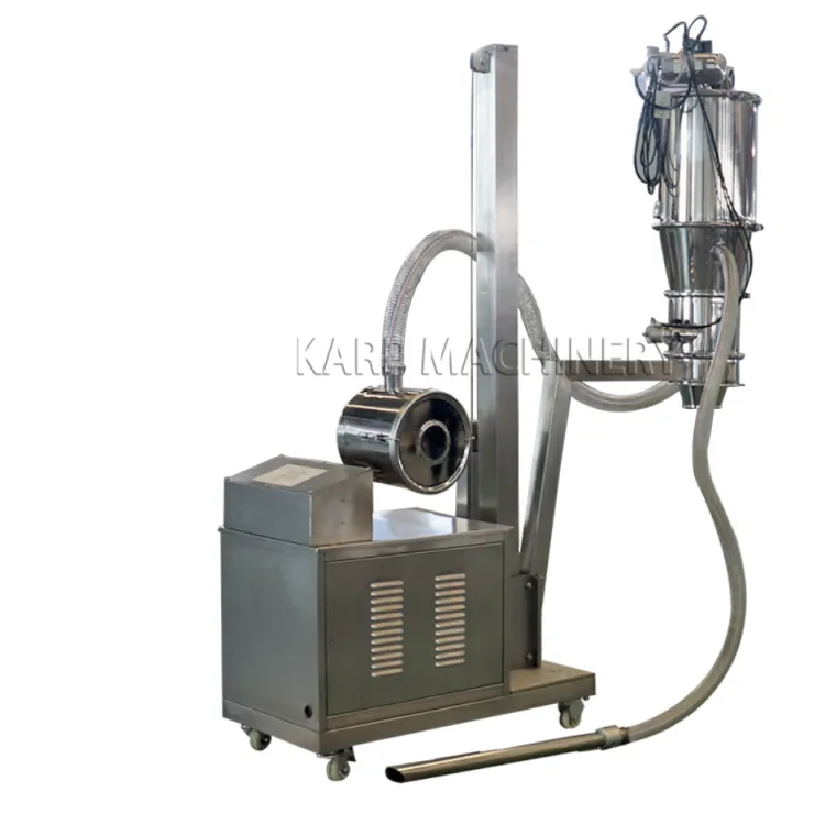 Food Chemical Powder and Granules Vacuum Feeder Conveyor Vertical Transport Pneumatic Vacuum Conveyor