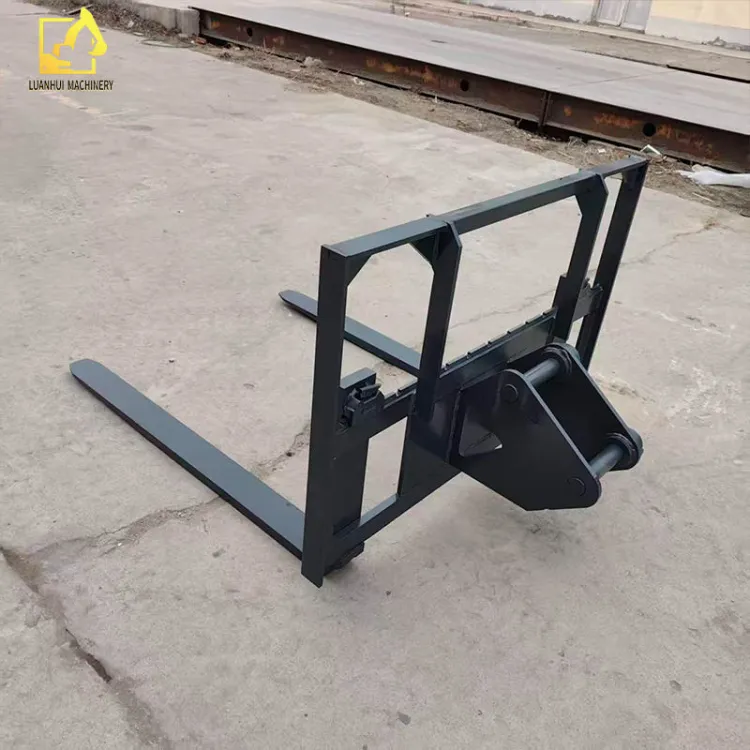 Front Loader Forklift Wheel Loader Fork Pallet Forks for Excavator /Skid Steer Forklift Attachement