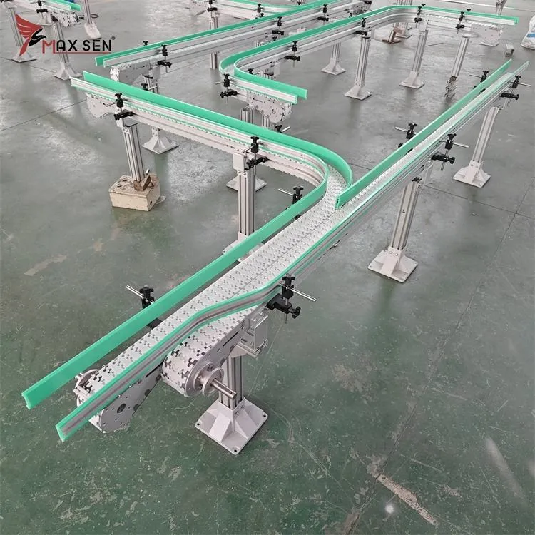 Flexible Chain Conveyor for Transfer Food Beverage Conveyor with in Bottle Beverage
