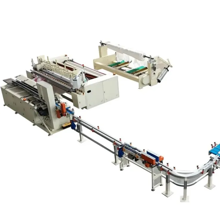 Full Automatic Kitchen Paper Converting Machinery for Jumbo Roll Processing