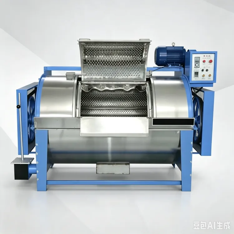 15kg Horizontal Industrial Washing Machine with Large Stainless Steel Filter Cloth Cleaning Machine and Water Washer