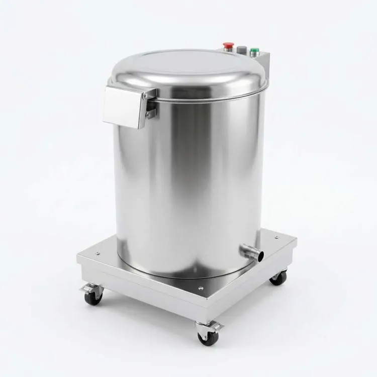 Commercial Stainless Steel Vegetable Dehydrator Machine with Engine Automatic Industrial Fruit & Vegetable Spin Dryer 220V