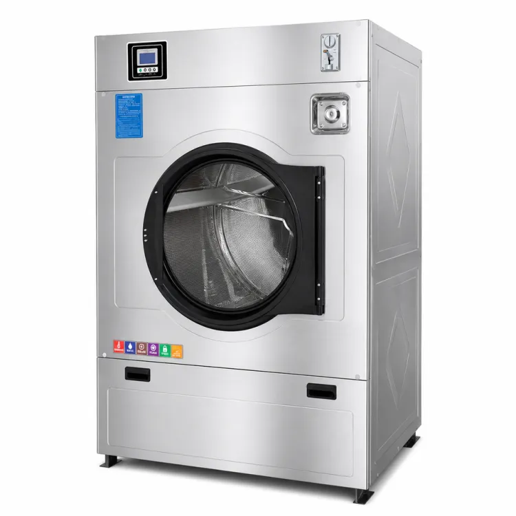 Fixed Coin Operated Washing Machine 16-30kg Industrial Laundry Equipment for Commercial Use