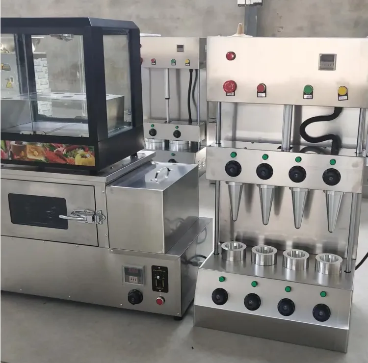 Portable Electric Conical Pizza Making Machine for Home or Food Cart Oven for Food Shop Industries