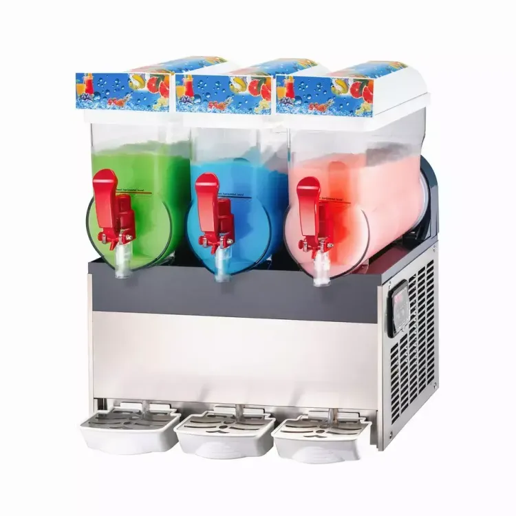 15Lx3 Triple Tanks Commercial Slushy Machine Frozen Drink Slush Machine
