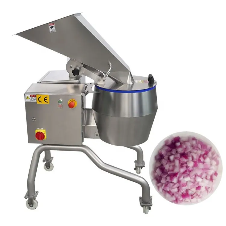 Onion Vegetable and Fruit Shredding Potato Chips Cutting Shredder Machine