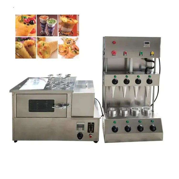 Supply From Suppliers Ice Cream Cone Making Machine Bakery Pizza Dough Cone Making Machine Cone Pizza Maker