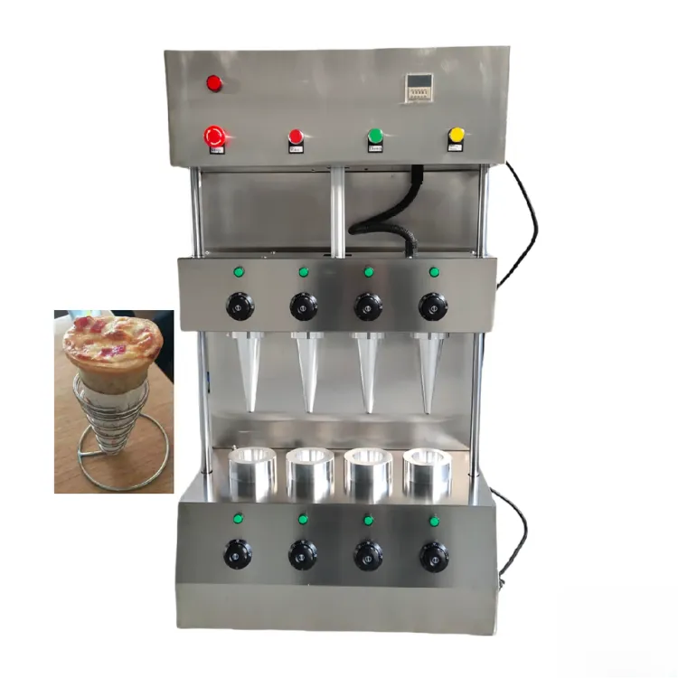 Quality Hydraulic Cone Rolling Machine Pizza Cone Machine Set Waffle Cone Machine