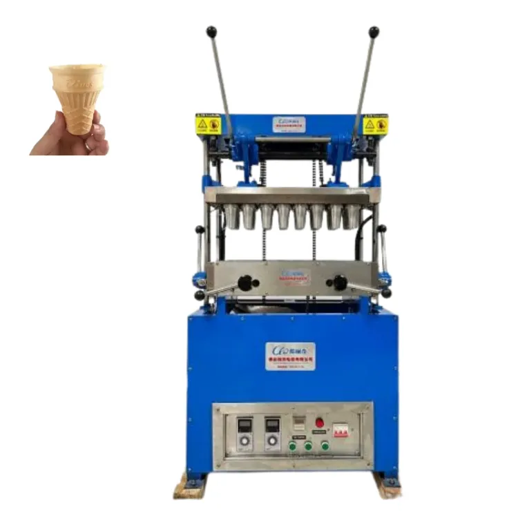 Ice Cream Cone Roller Waffle Snow Pizza Roll Industrial Sugar Maker
