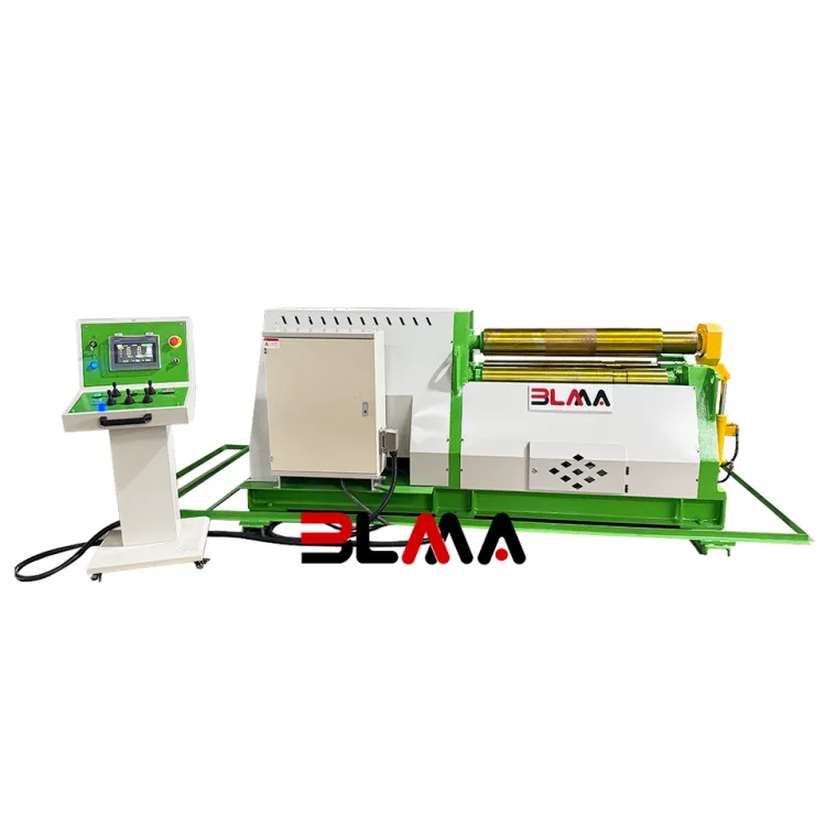 4 Roller Bending Machine Cone Rolling Machine Small Ss Flat Bending Machines for