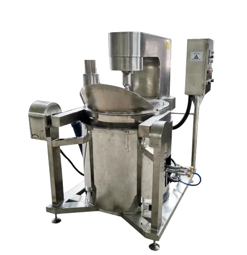 Industrial Gas Popcorn Production Line High Productivity 304 Stainless Steel Popcorn Making Machine