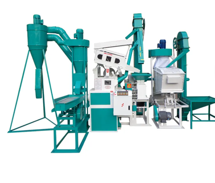10 Tons Per Day Small Scale All in One Rice Milling Machine/machines