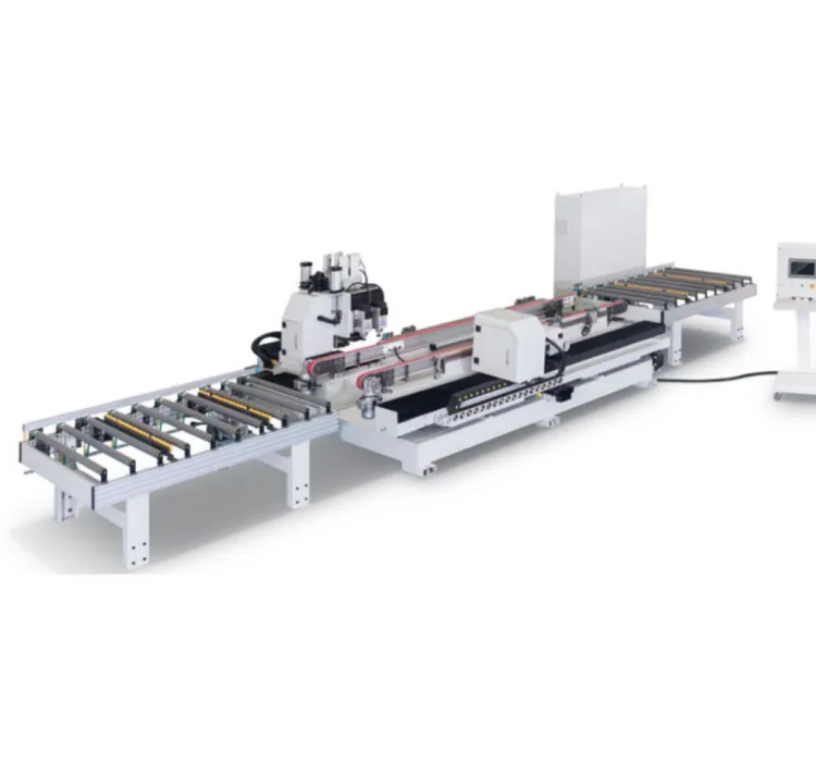 Wooden Door Manufacturing Equipment with Cutting, Edge Banding and Drilling Machines
