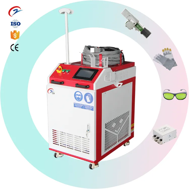 3000w Laser Cleaner for Oil Metal Rust Removal High Efficiency Portable Handheld Fiber Laser Cleaning Machine