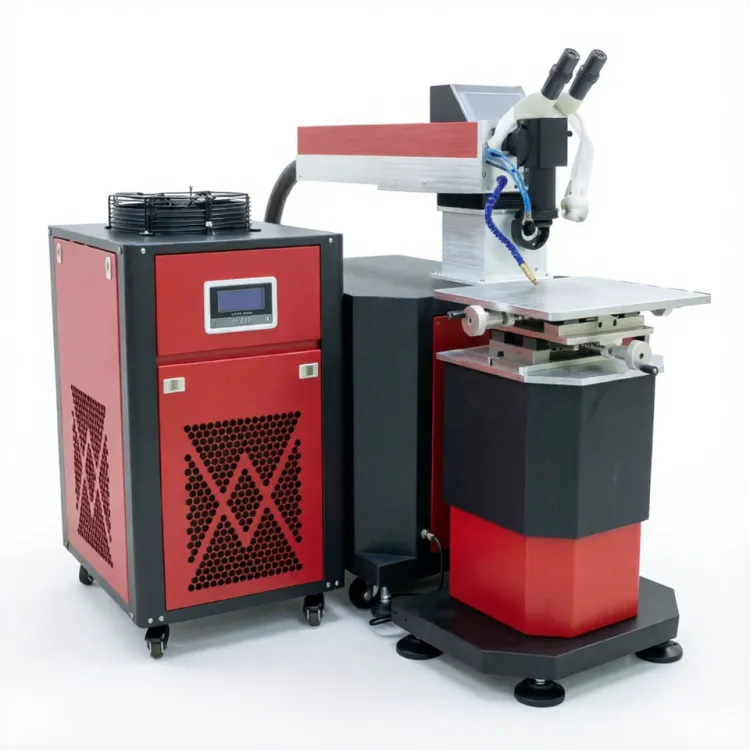 Pulsed Laser Spot Welder 400W High-Precision High-Speed for Precision Metal Mold Jewelry Repair Engine Use CE Certified OEM