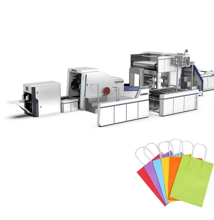 Paper Bag Production Line - Kraft Paper Bag Making Machine