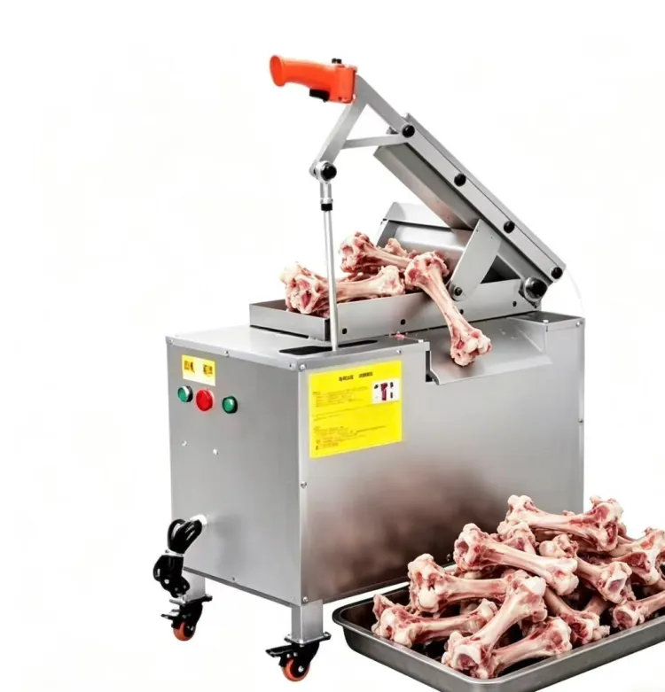 Commercial Electric Hydraulic Automatic Beef Bone Cutting Machine Stainless Steel Pork and Lamb Rib Bone Cutting Machine