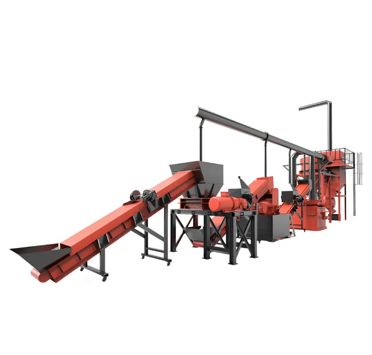 Industrial Waste Disposal Machine Solid Waste Sorting Plastic Metal Bottle Glass Recycling Machine