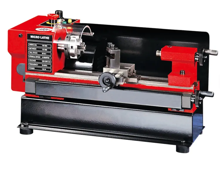 C0 Vertical Metal Bench Lathe 220V Manual DIY Desktop Lathe for School Training Laboratory Maker Use