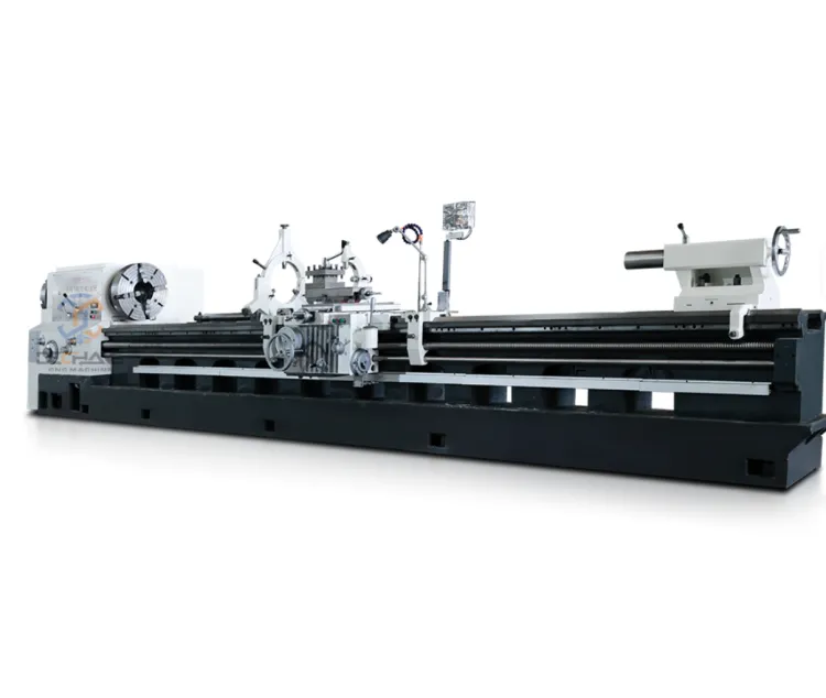 Q1319 Heavy Duty Horizontal Pipe Threading Lathe Machine 380V/110V/220V/440V High Precision 200mm Spindle Bore MT5 Taper 4 Tool
