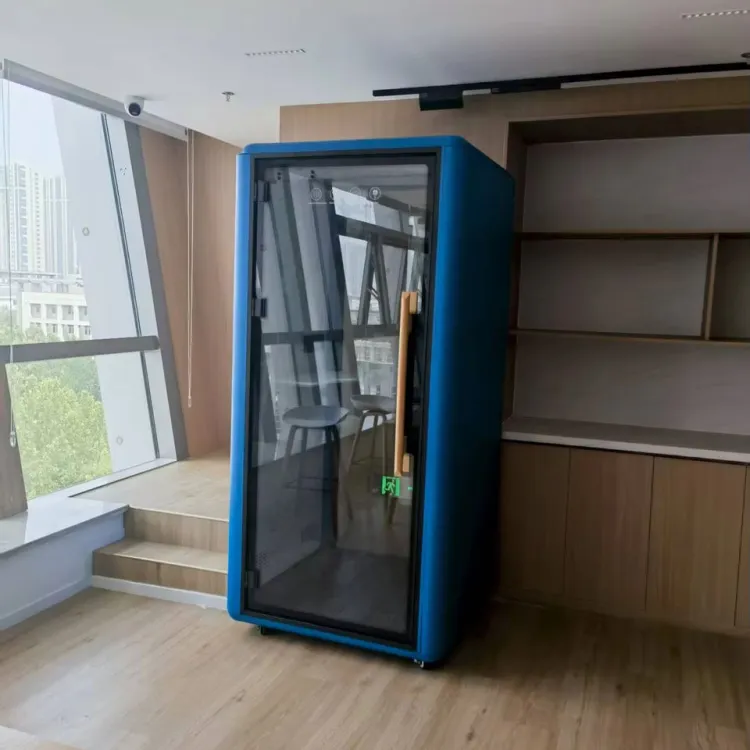 Modular Portable Vocal Soundproof Booth Aluminum Frame Professional Studio Office Pod Silent Recording Room for Home & Workshop