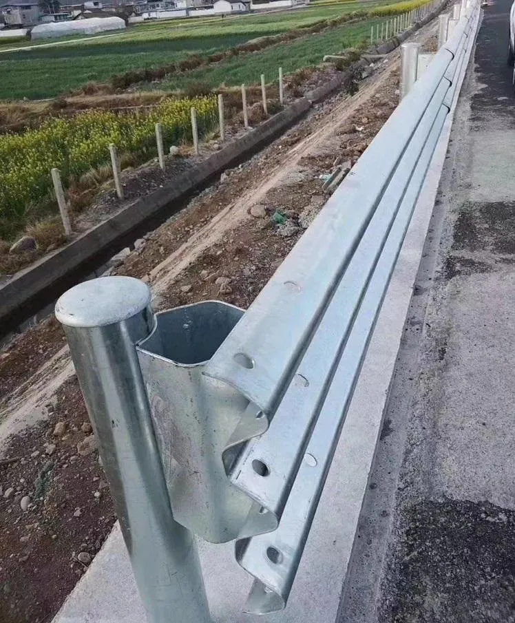 Noise Reducing Road Guardrail Sound Absorbing Traffic Barrier Acoustic Panel Steel Road Barrier Supplier