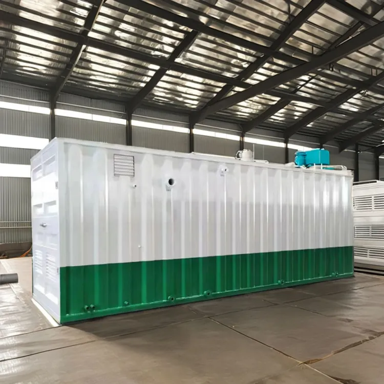Poultry Chicken Slaughter Sewage Treatment Mbbr Containerized Sewage Treatment Plant Slaughter House Wastewater Treatment Plant