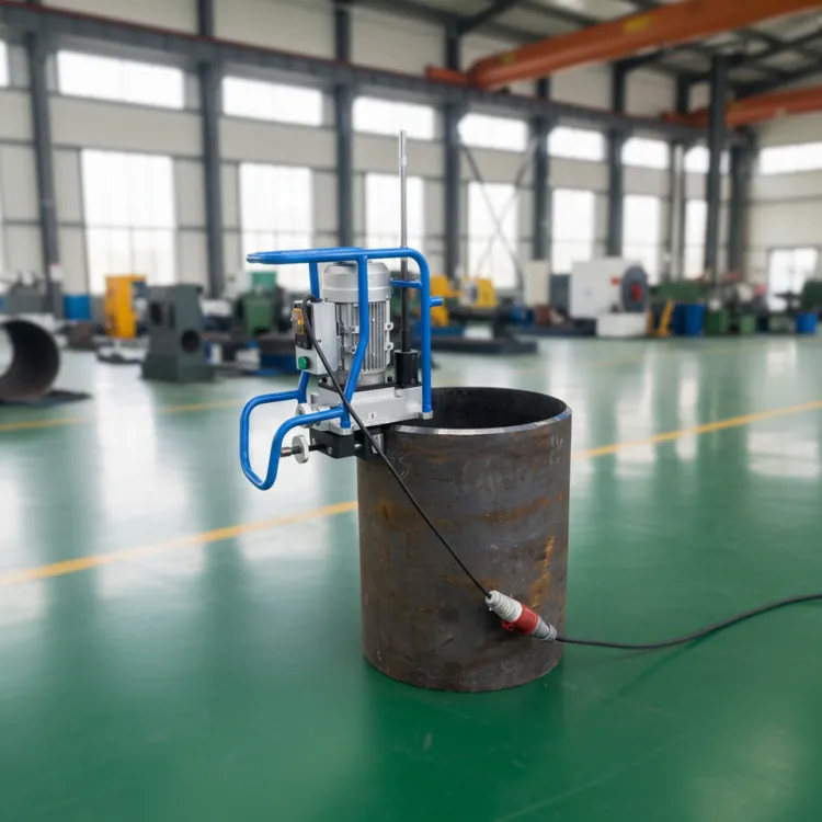 Small Portable Pipe Beveling Machine, Lightweight Pipe Chamfering Tool