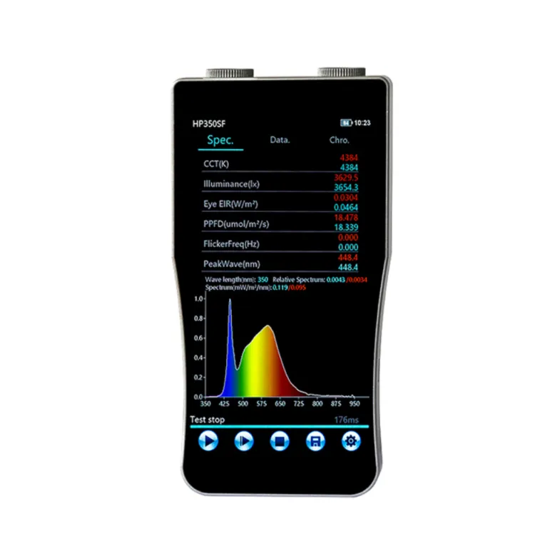 Spectrum Analyzer HP350SF Light Source Testing Instrument Strobe Spectrometer Spectral Luminance Meter