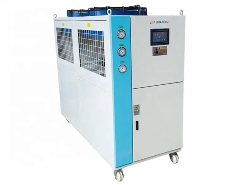 HUANQIU Brand 220V 380V 415V 440V 480V 10 Ton Industrial Chiller Air Cooled Water Chiller