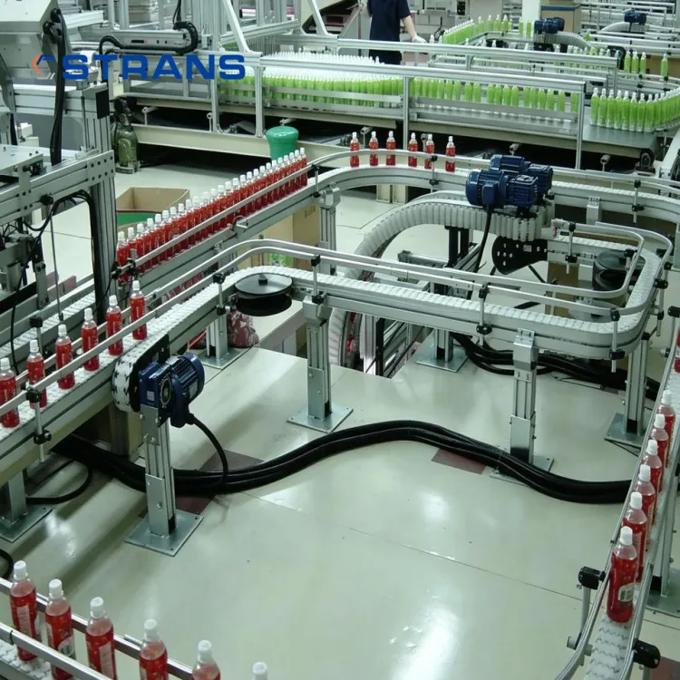 Customized Food Grade 304 Stainless Steel Conveyor Production Line Fully Automatic