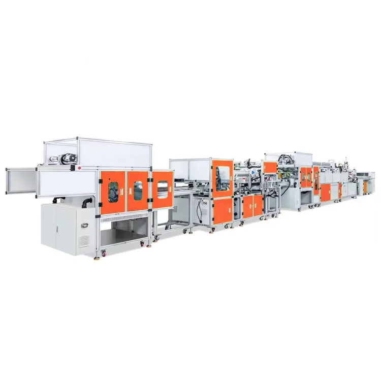Intelligent Robotic Assembly Line with 1 Year Warranty 30 kW Power for Precise Non-Woven Edge Strip Application Square Filters