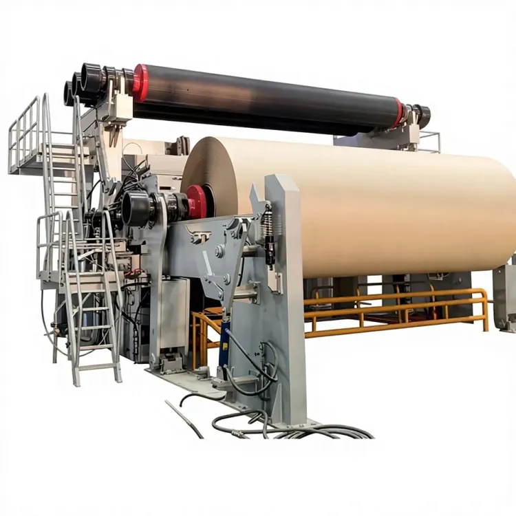 Jumbo Roll Toilet Paper Napkins/Facial Tissues Conversion Production Line Pump Gearbox Multi-Voltage (220V/440V/380V) Export 40+