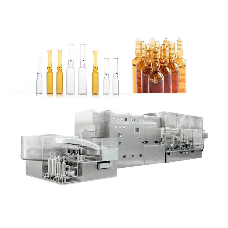 Injectable Vaccine Glass Ampoule Vial Filling and Sealing Machine Production Line